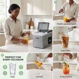 AVinas 115W Portable Countertop Ice Maker - 1L Capacity with Fast 7-Cube Cycle