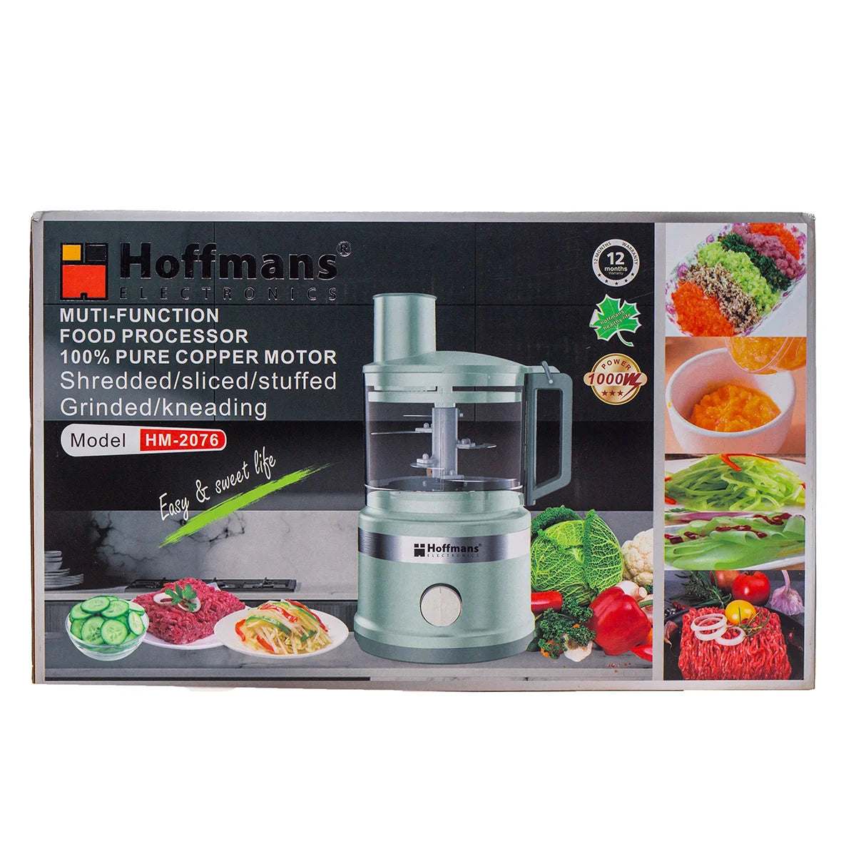 Hoffmans All in 1 Kitchen Machine Food Processor