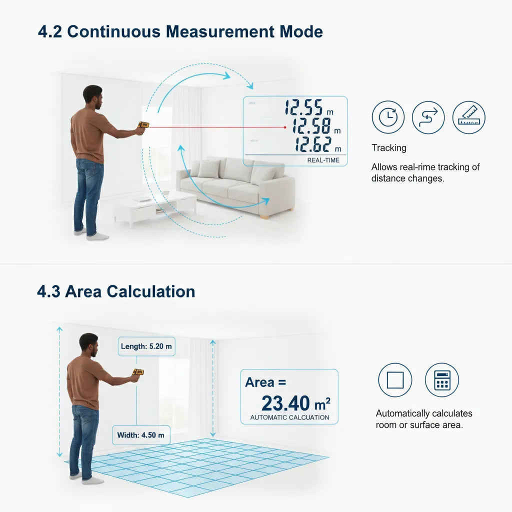 INGCO 0.05–70m Laser Distance Detector – Built for Accuracy. Designed for Professionals.