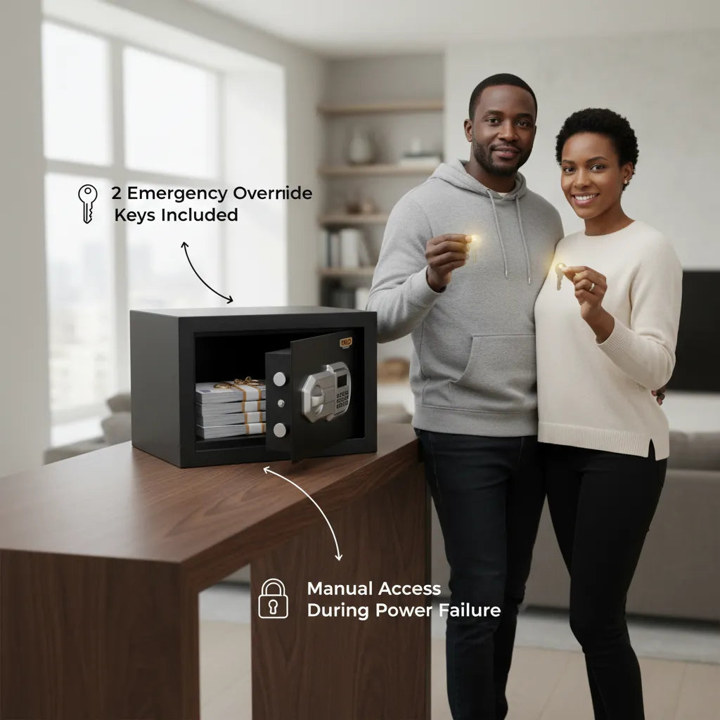 INGCO 11L Digital Steel Safe – Compact, Heavy-Duty Home Security 🔐