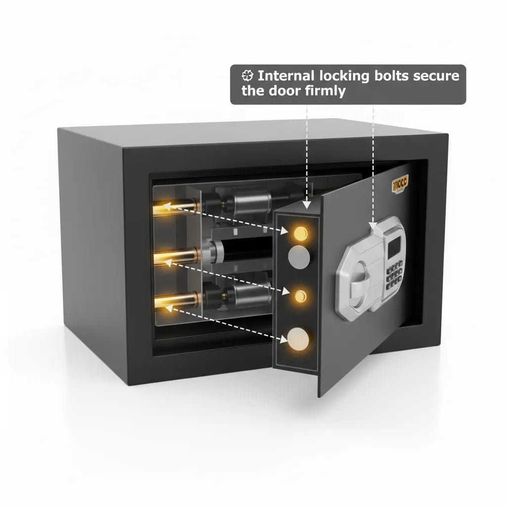 INGCO 11L Digital Steel Safe – Compact, Heavy-Duty Home Security 🔐