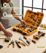 INGCO 166-Piece Ultimate Tool Kit with 20V Cordless Drill – Portable, Professional, and Heavy-Duty