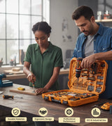 INGCO 166-Piece Ultimate Tool Kit with 20V Cordless Drill – Portable, Professional, and Heavy-Duty