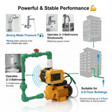 🚀 INGCO 1HP Water Pump 750W with 10Bar Automatic Pressure Control – Complete Smart Water Boosting System💧⚡