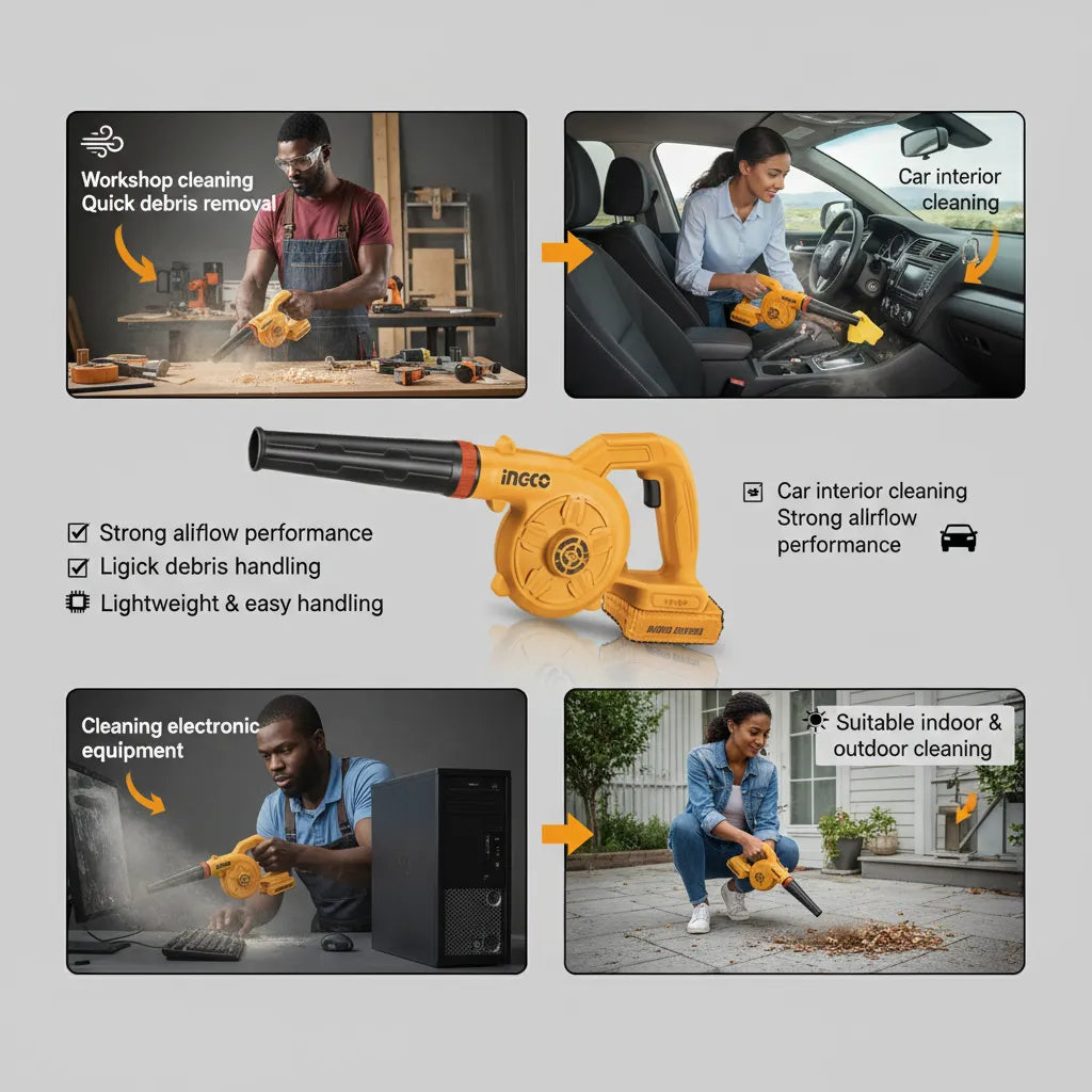INGCO 20V Professional 3-Piece Brushless Combo Kit – Ultimate Power. Maximum Performance⚡