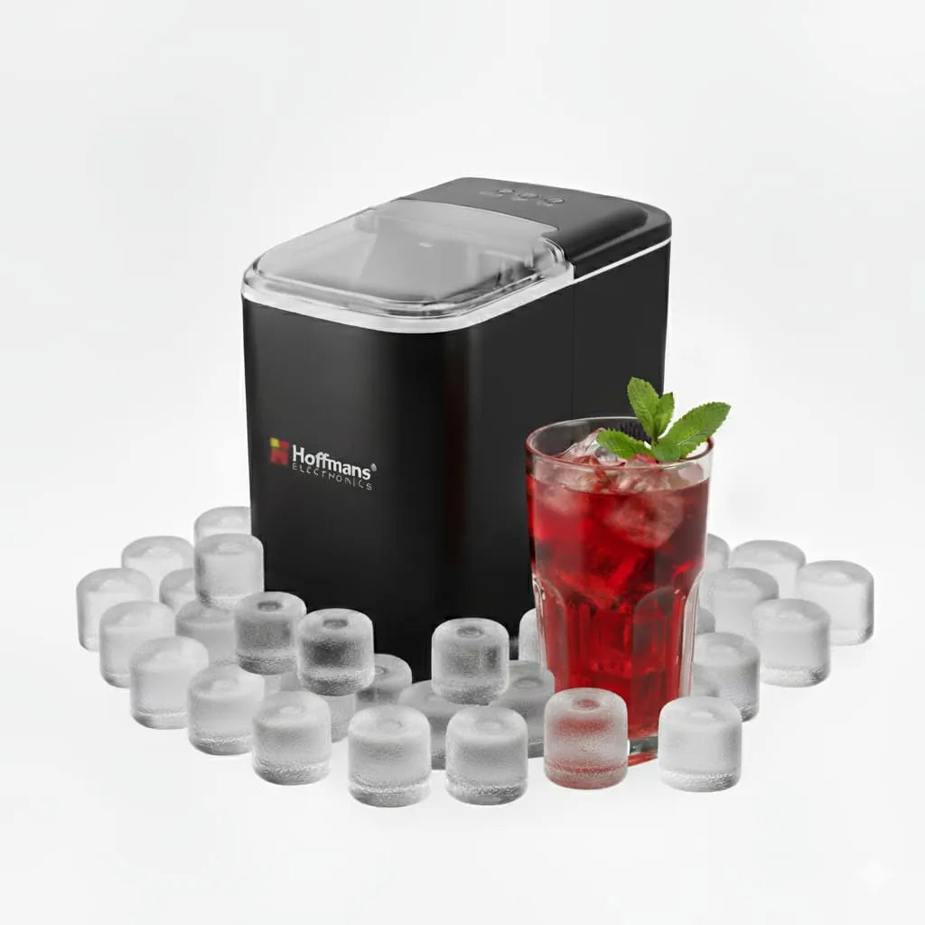Hoffmans Portable Ice Maker 1.5L — Fresh Ice in Minutes! ❄️🧊✨
