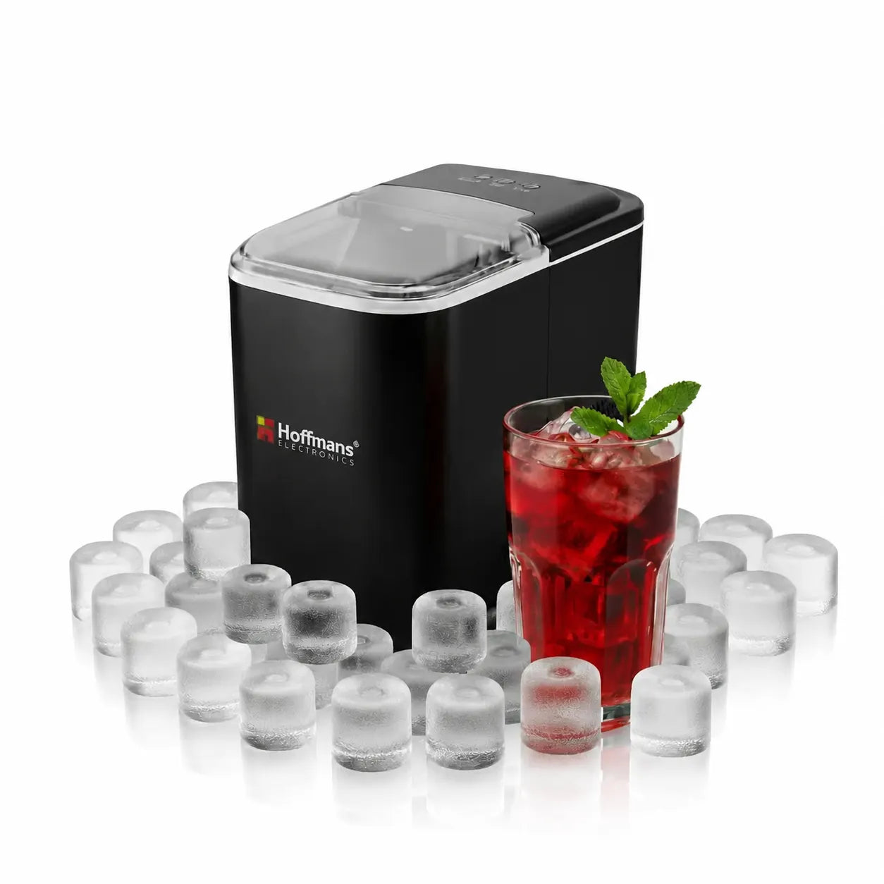 Hoffmans Portable Ice Maker 1.5L — Fresh Ice in Minutes! ❄️🧊✨