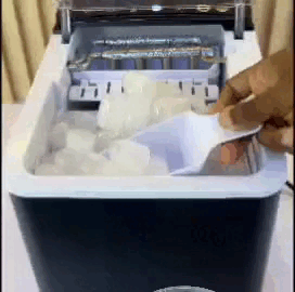 NASCO Portable Ice Maker Machine 150W | 26lbs Daily Output | Fresh Ice in 6 Minutes
