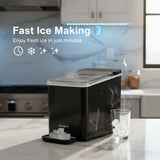 NASCO Portable Ice Maker Machine 150W | 26lbs Daily Output | Fresh Ice in 6 Minutes
