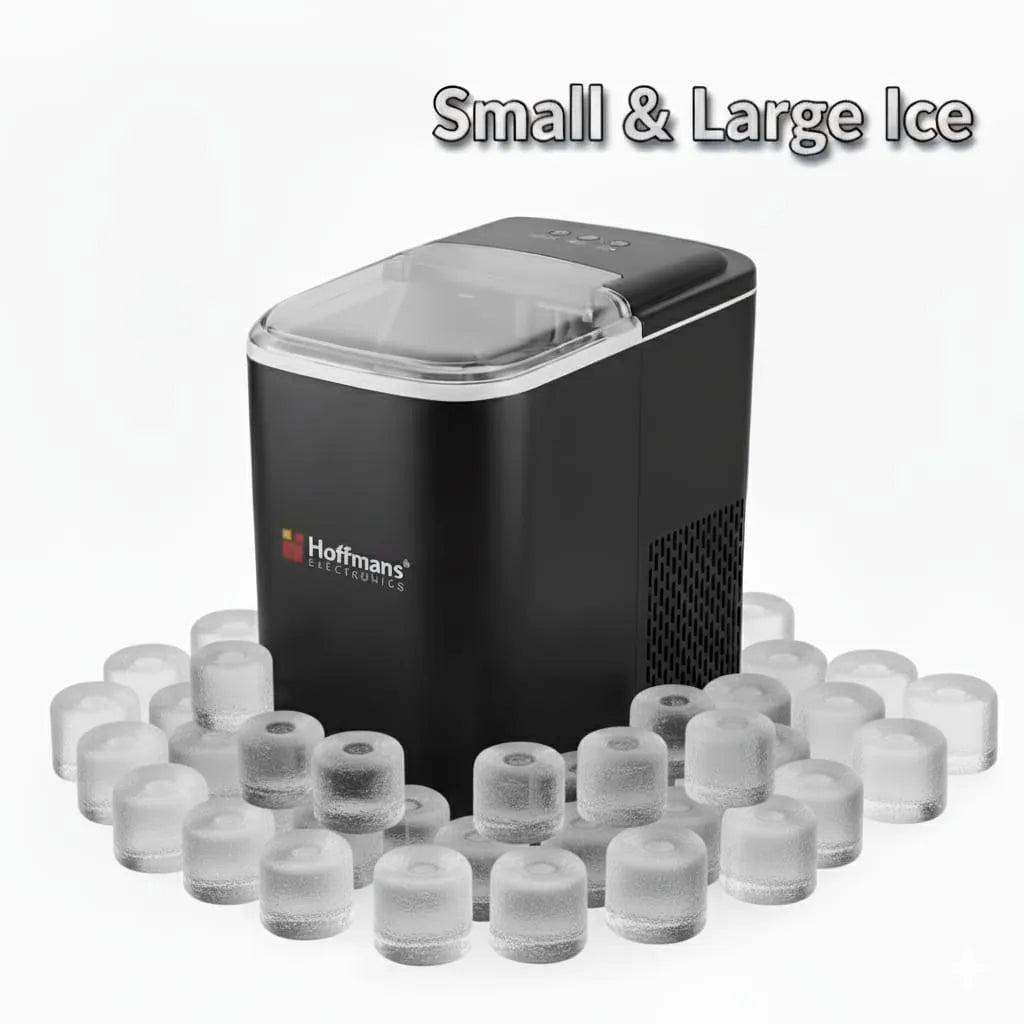 Hoffmans Portable Ice Maker 1.5L — Fresh Ice in Minutes! ❄️🧊✨