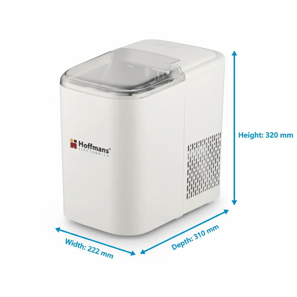 Hoffmans Portable Ice Maker 1.5L — Fresh Ice in Minutes! ❄️🧊✨
