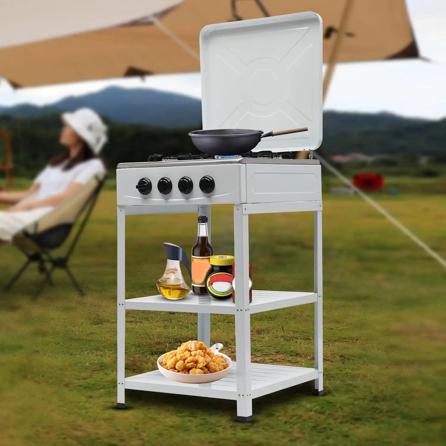 Starlux 4 Burner Gas Cooker – Compact Power for Every Kitchen