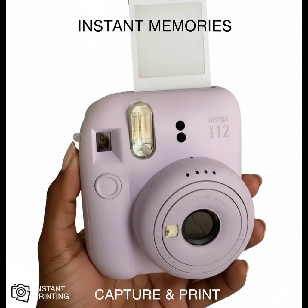 📸 Fujifilm Instax Mini 12 Instant Camera – Pastel color- Instant Photo Printing & Selfie Mode