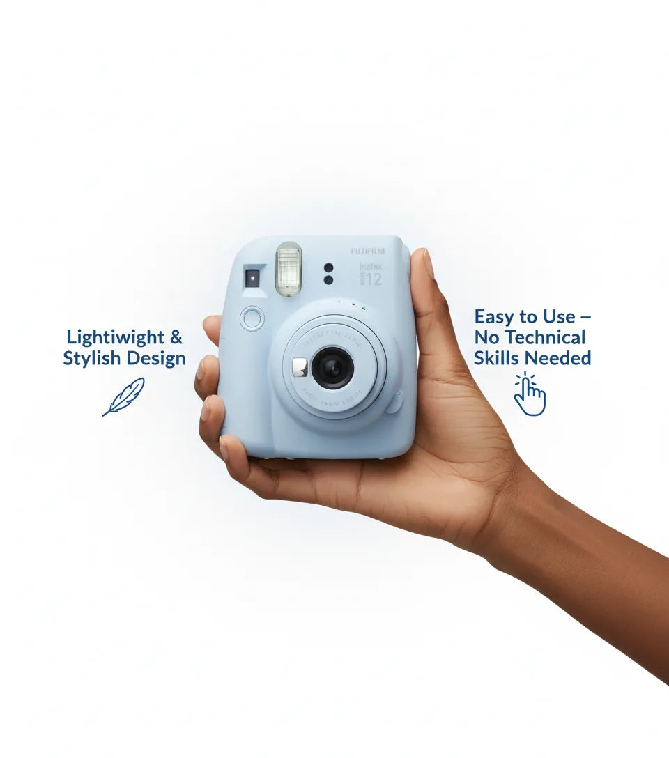 📸 Fujifilm Instax Mini 12 Instant Camera – Pastel color- Instant Photo Printing & Selfie Mode
