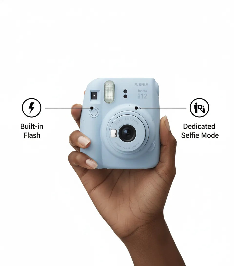 📸 Fujifilm Instax Mini 12 Instant Camera – Pastel color- Instant Photo Printing & Selfie Mode
