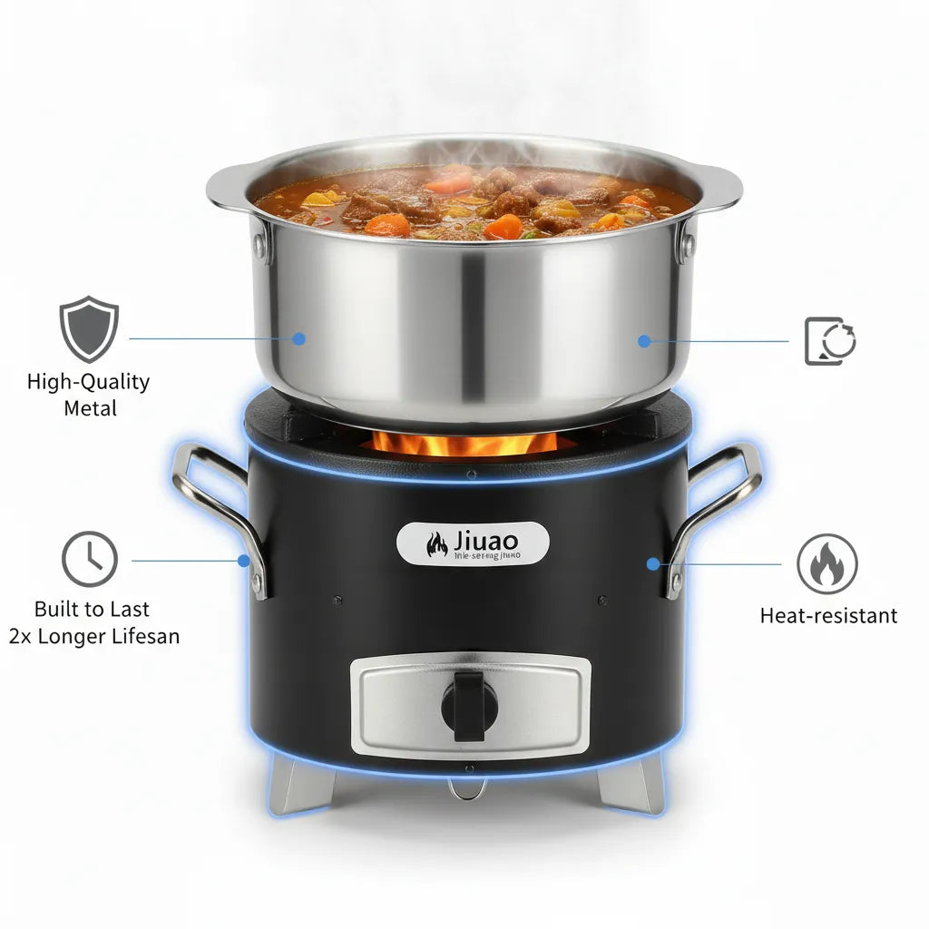 Jikajua Fuel-Efficient Charcoal Cookstove for Powerful Everyday Cooking 🔥