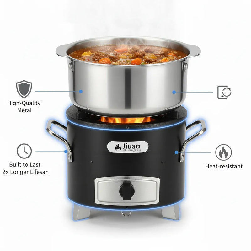 Jikajua Fuel-Efficient Charcoal Cookstove for Powerful Everyday Cooking 🔥