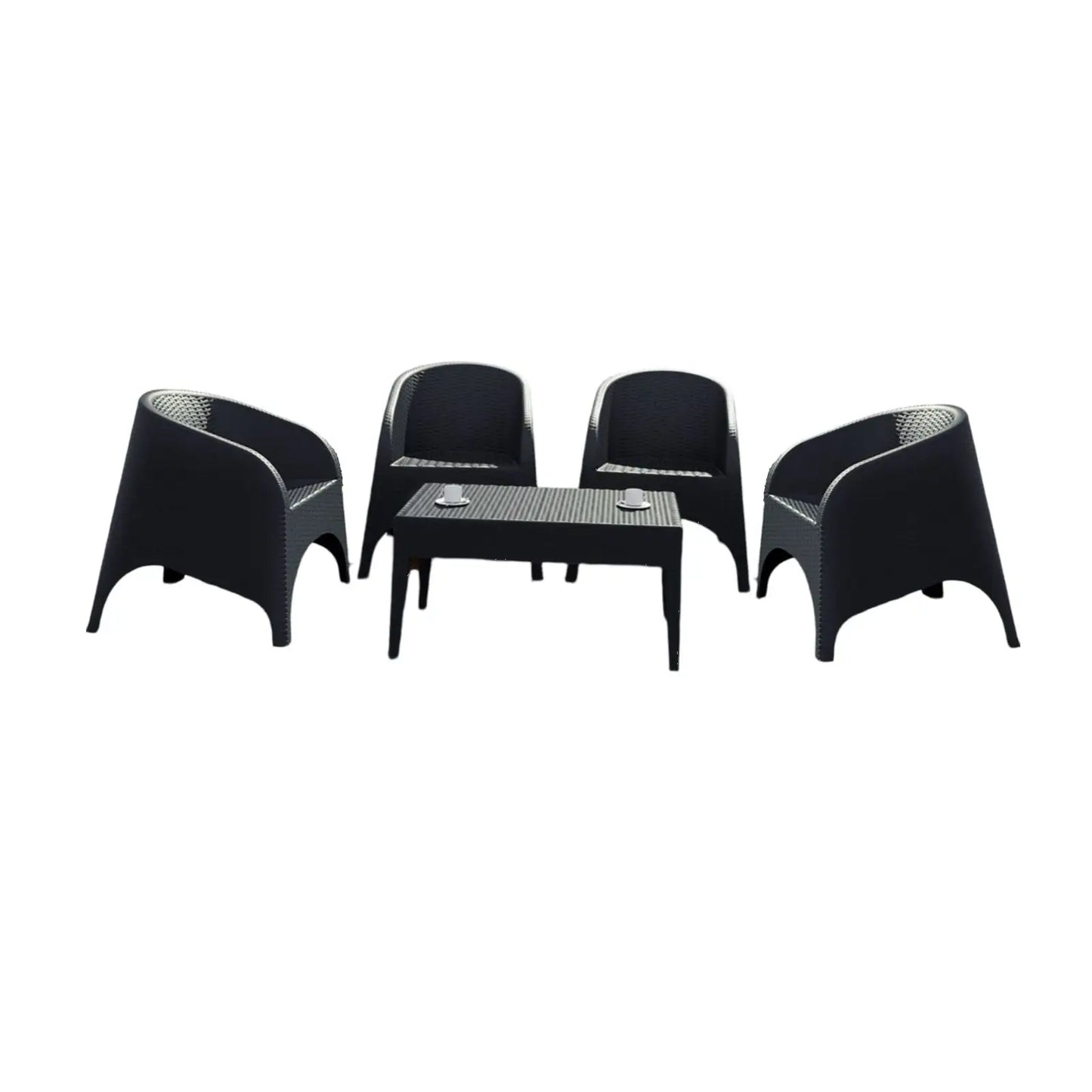 5in1 Chairs Set - Outdoor / Indoor King Chairs & Table