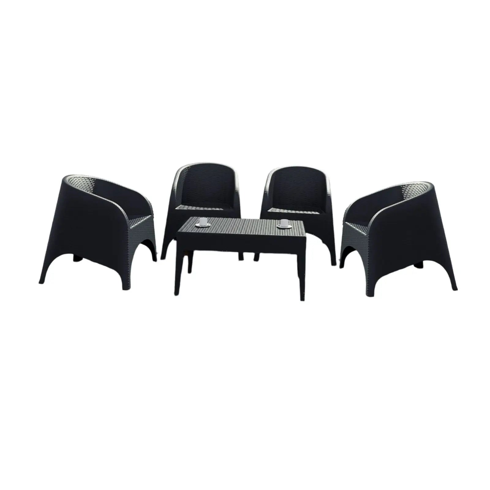 5in1 Chairs Set - Outdoor / Indoor King Chairs & Table