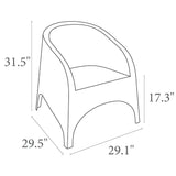 5in1 Chairs Set - Outdoor / Indoor King Chairs & Table