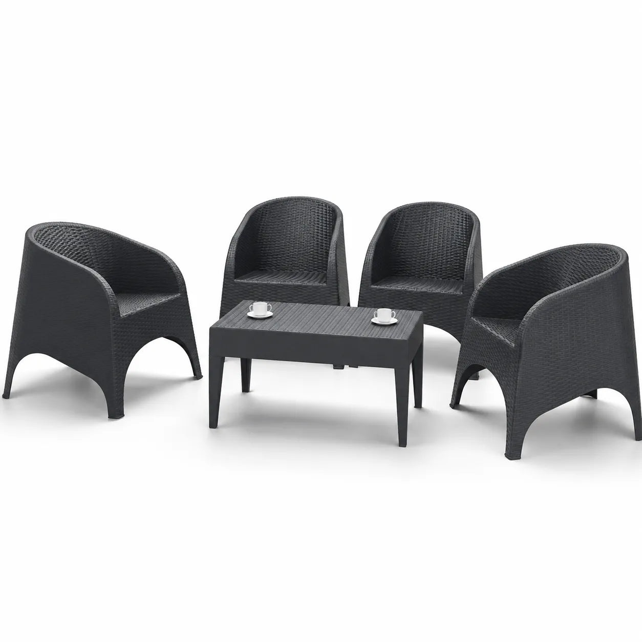 5in1 Chairs Set - Outdoor / Indoor King Chairs & Table