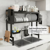 Kitchen Sink Dish Drying Rack 2tier – Multifunctional Rust-Resistant Kitchen Organizer