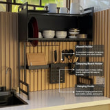Kitchen Sink Dish Drying Rack 2tier – Multifunctional Rust-Resistant Kitchen Organizer