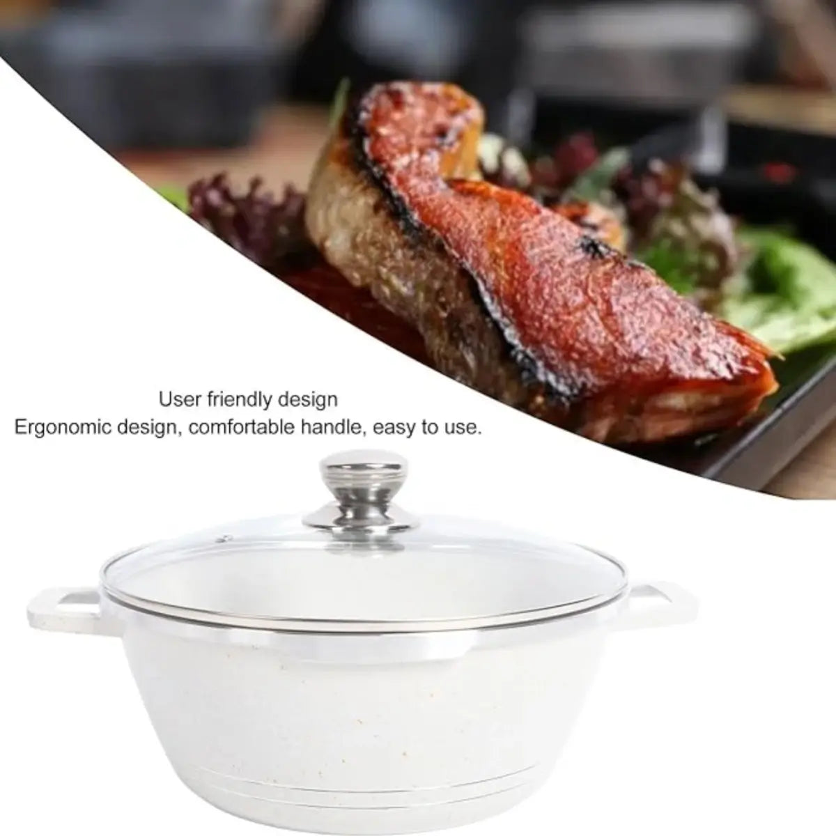 LEFON 23-Piece Granite Die-Cast Cookware Set | Non-Stick Premium Set