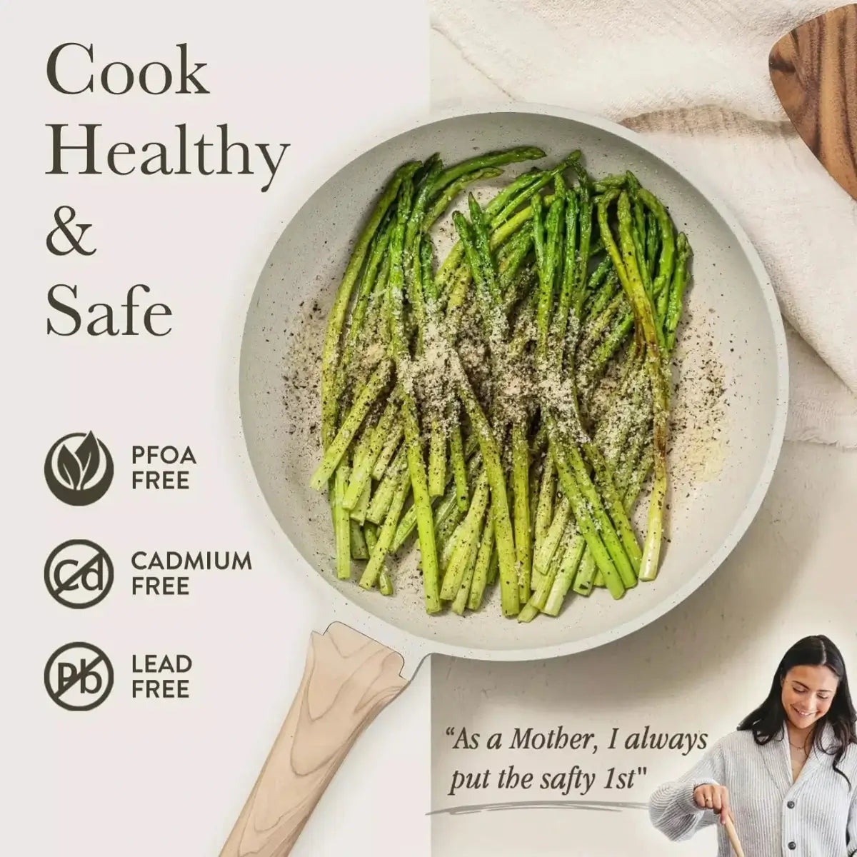LEFON 23-Piece Granite Die-Cast Cookware Set | Non-Stick Premium Set