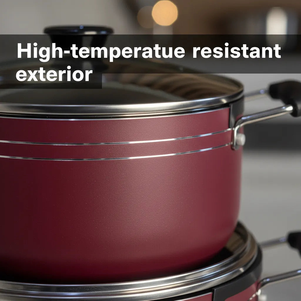 LEFON 14-Piece Non-Stick Cookware Set | Durable, Heat-Resistant & Easy to Clean