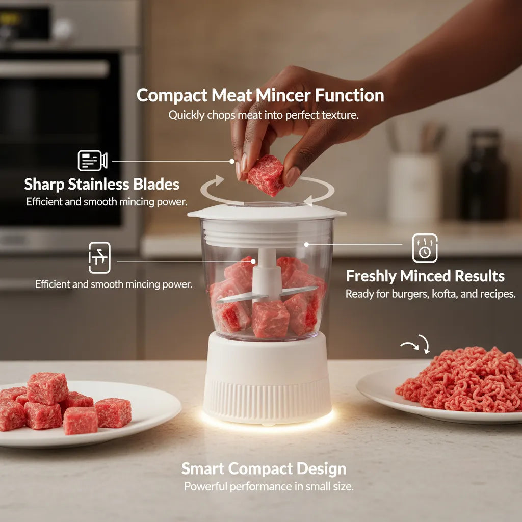 Lefon 4-in-1 Juicer, Blender, Grinder& Meat Mincer 400W – Professional Kitchen Powerhouse