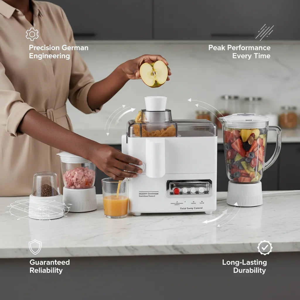 Lefon 4-in-1 Juicer, Blender, Grinder& Meat Mincer 400W – Professional Kitchen Powerhouse