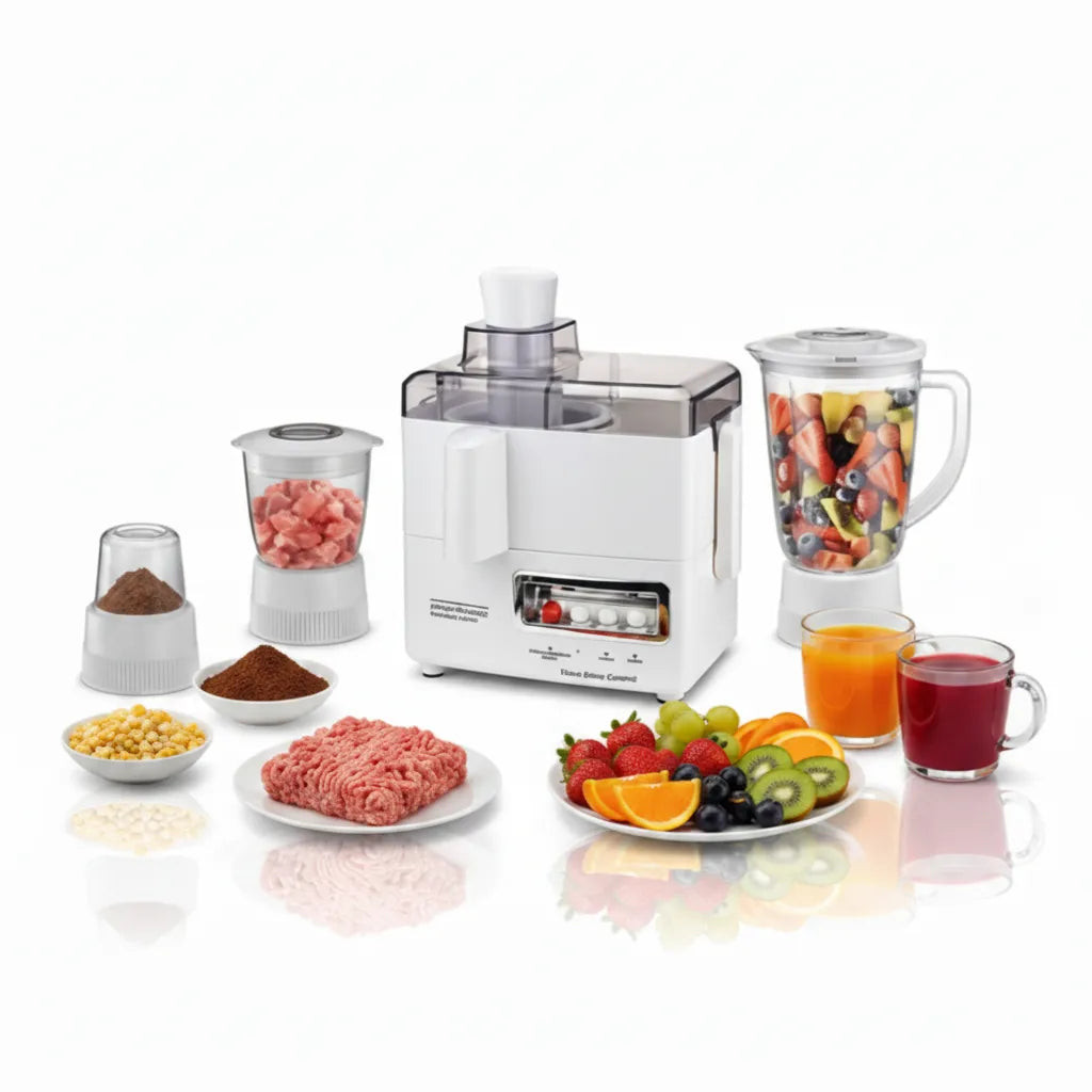 Lefon 4-in-1 Juicer, Blender, Grinder& Meat Mincer 400W – Professional Kitchen Powerhouse