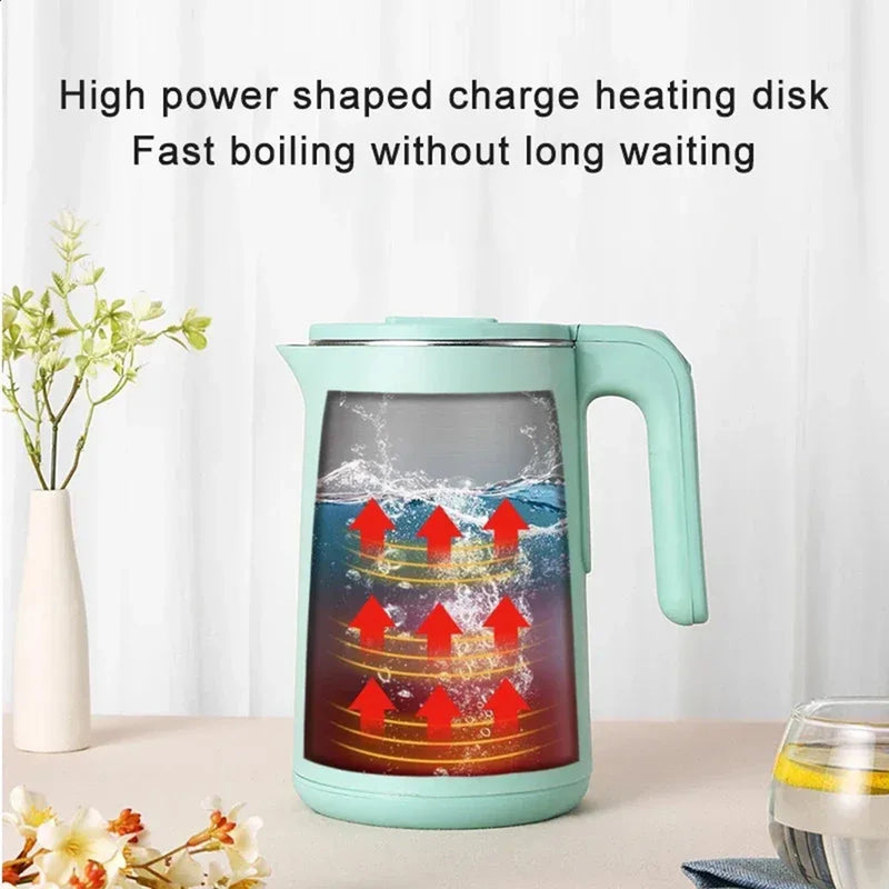 LEFON 2.1L Electric Kettle – Fast Boil | Stainless Steel | Auto Shut-Off | 1500W Power