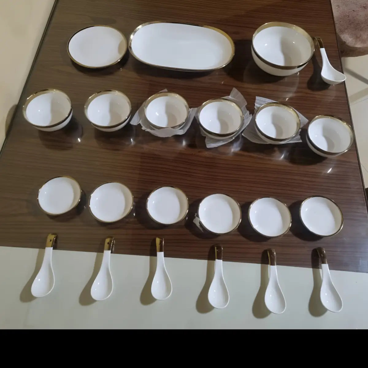 Lefon Party Dinnerware Ceramic Kitchenware 22pcs Set