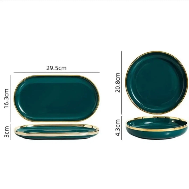 Lefon Party Dinnerware Ceramic Kitchenware 22pcs Set