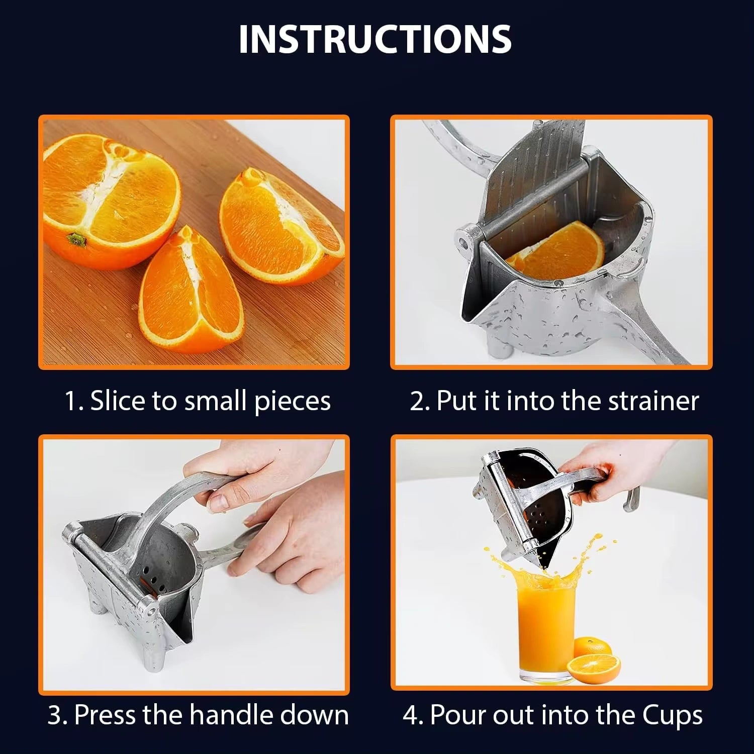 Evimki Combo (2in1 Blender - Lunch Box - Fruit Press - Cutting Board)