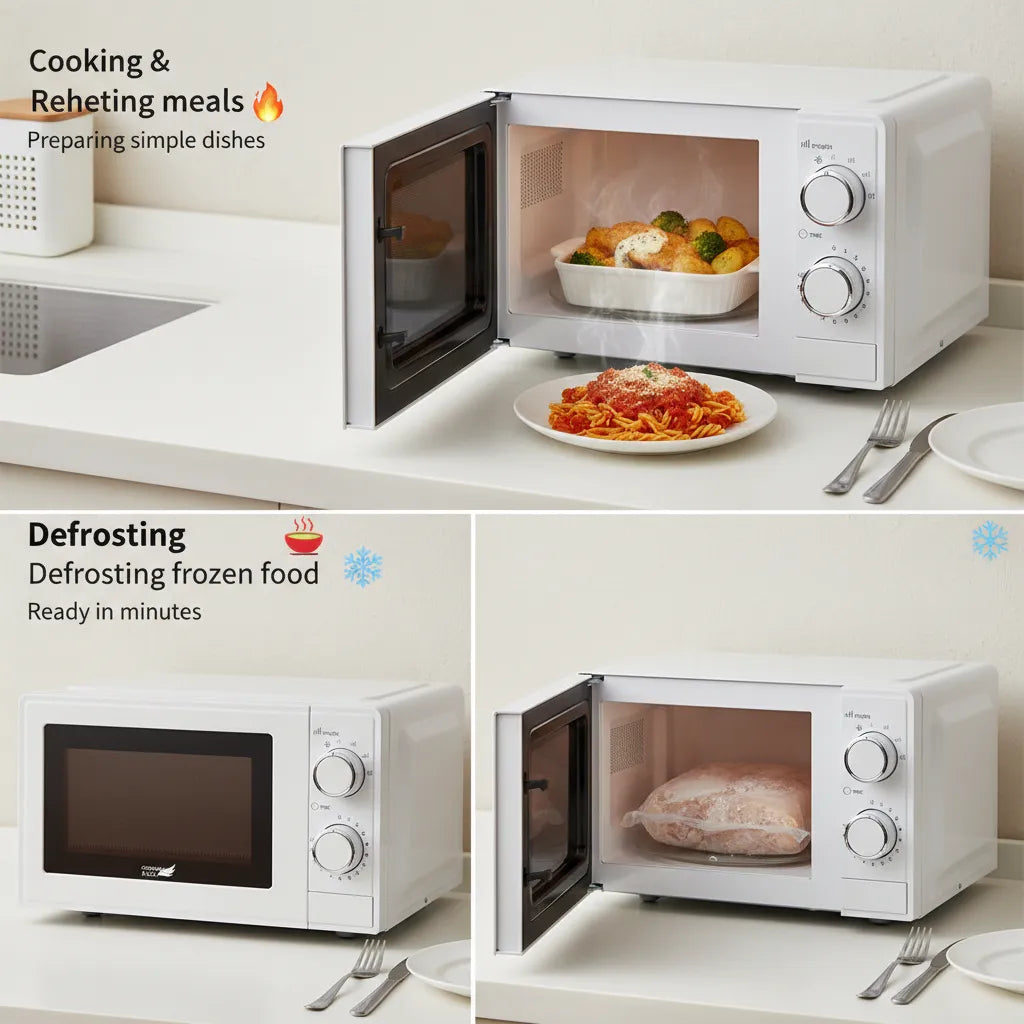 German Plus 20L Microwave Oven – 700W Powerful Everyday Cooking