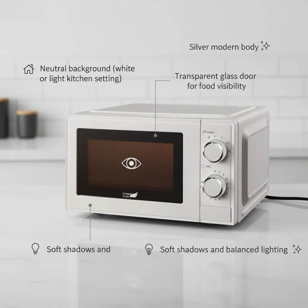 German Plus 20L Microwave Oven – 700W Powerful Everyday Cooking