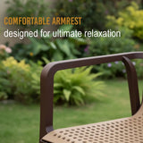 Evimki 5-in-1 Space-Saving Plastic Chairs & Table Set – Smart Indoor/Outdoor Seating Solution
