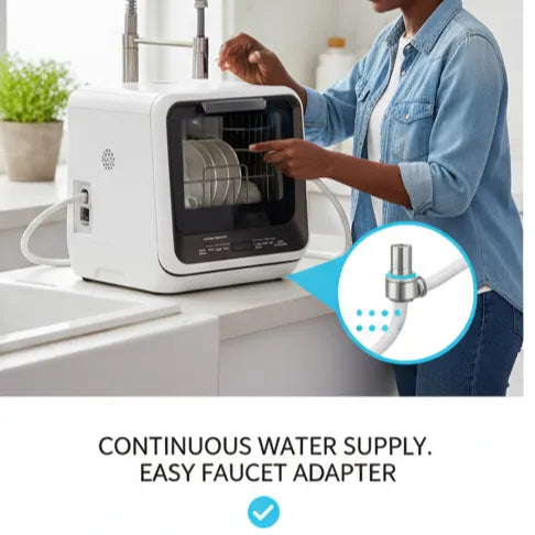 Powerful Mini Dishwasher for Home, Camping & Outdoors 🏠🏕️”