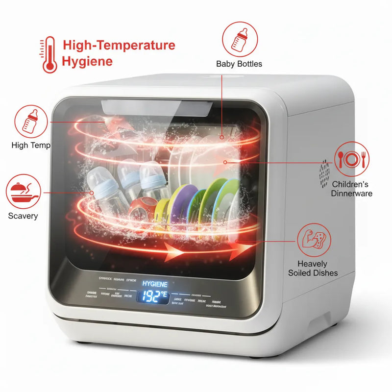 Powerful Mini Dishwasher for Home, Camping & Outdoors 🏠🏕️”