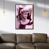 Modern David Canvas Art – Abstract & Classical Fusion Wall Decor