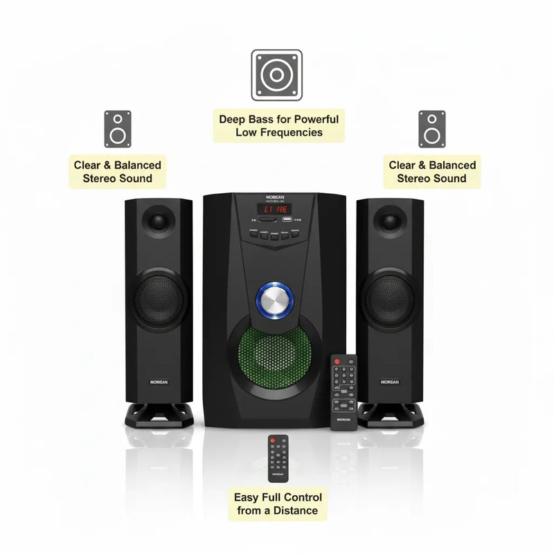 🔊 Unleash Powerful Sound with the Morgan MG-SP001-G – Your Ultimate Home Audio Experience!