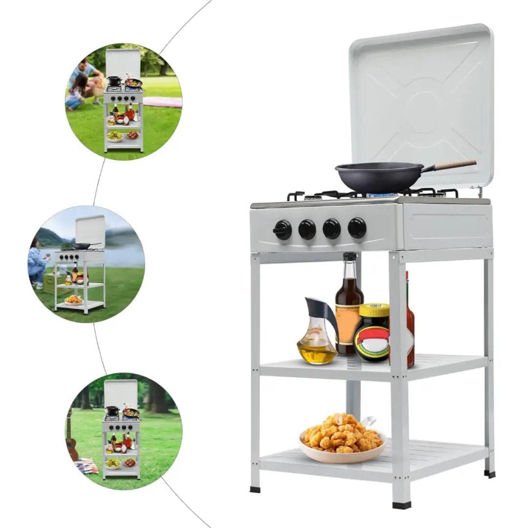 Starlux 4 Burner Gas Cooker – Compact Power for Every Kitchen