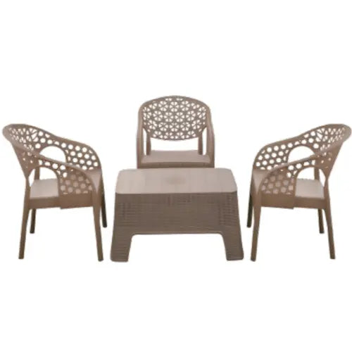 Net Chair Set: Stylish and Comfortable Seating with Unique Design