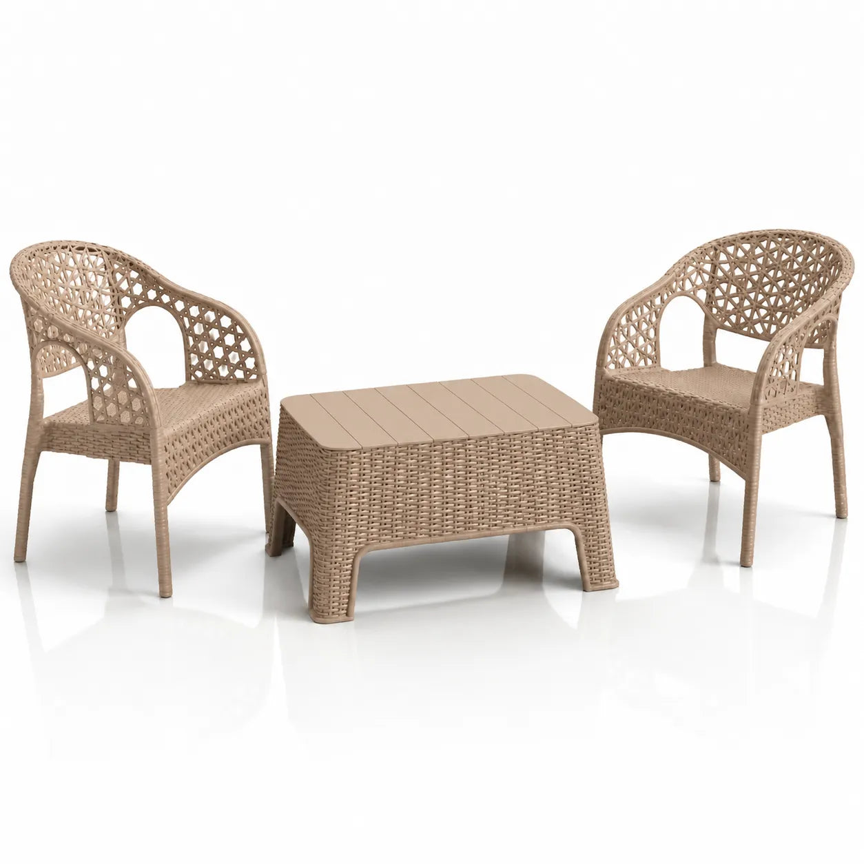 Two (2) premium net-pattern chairs Stylish and Comfortable Seating with Unique Design