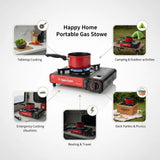 Happy Home Portable Gas Stove – Powerful, Safe & Easy Cooking 🔥