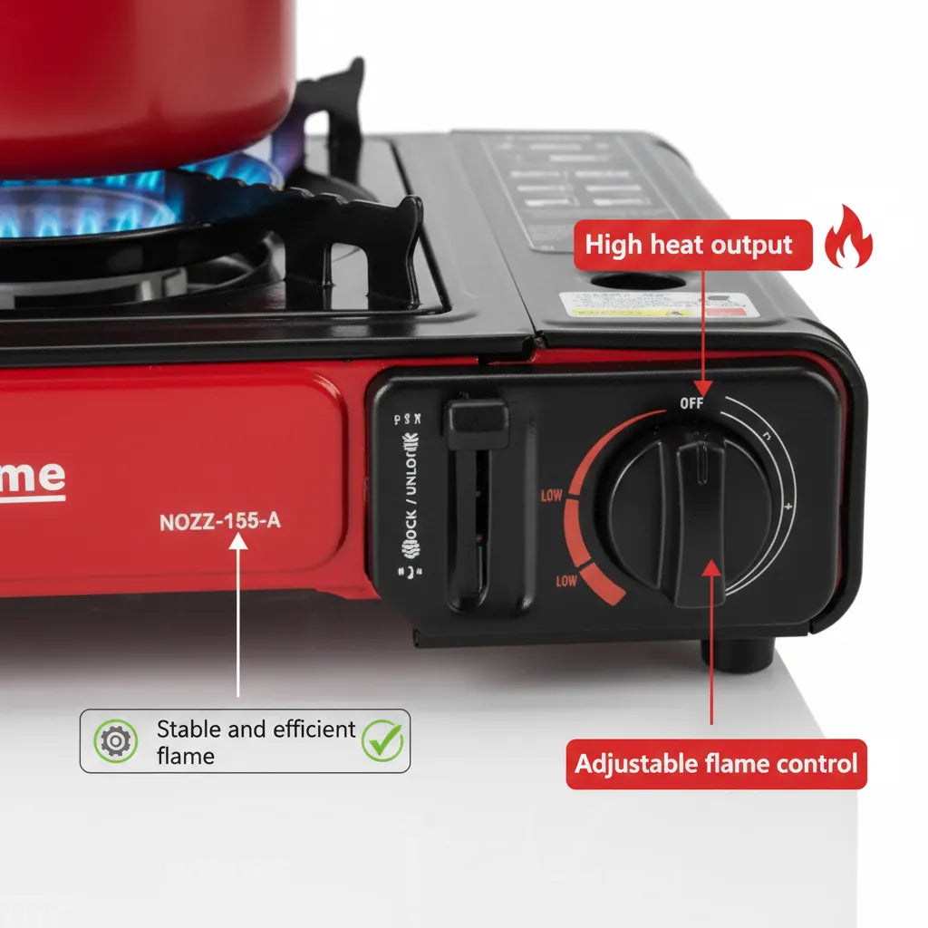 Happy Home Portable Gas Stove – Powerful, Safe & Easy Cooking 🔥
