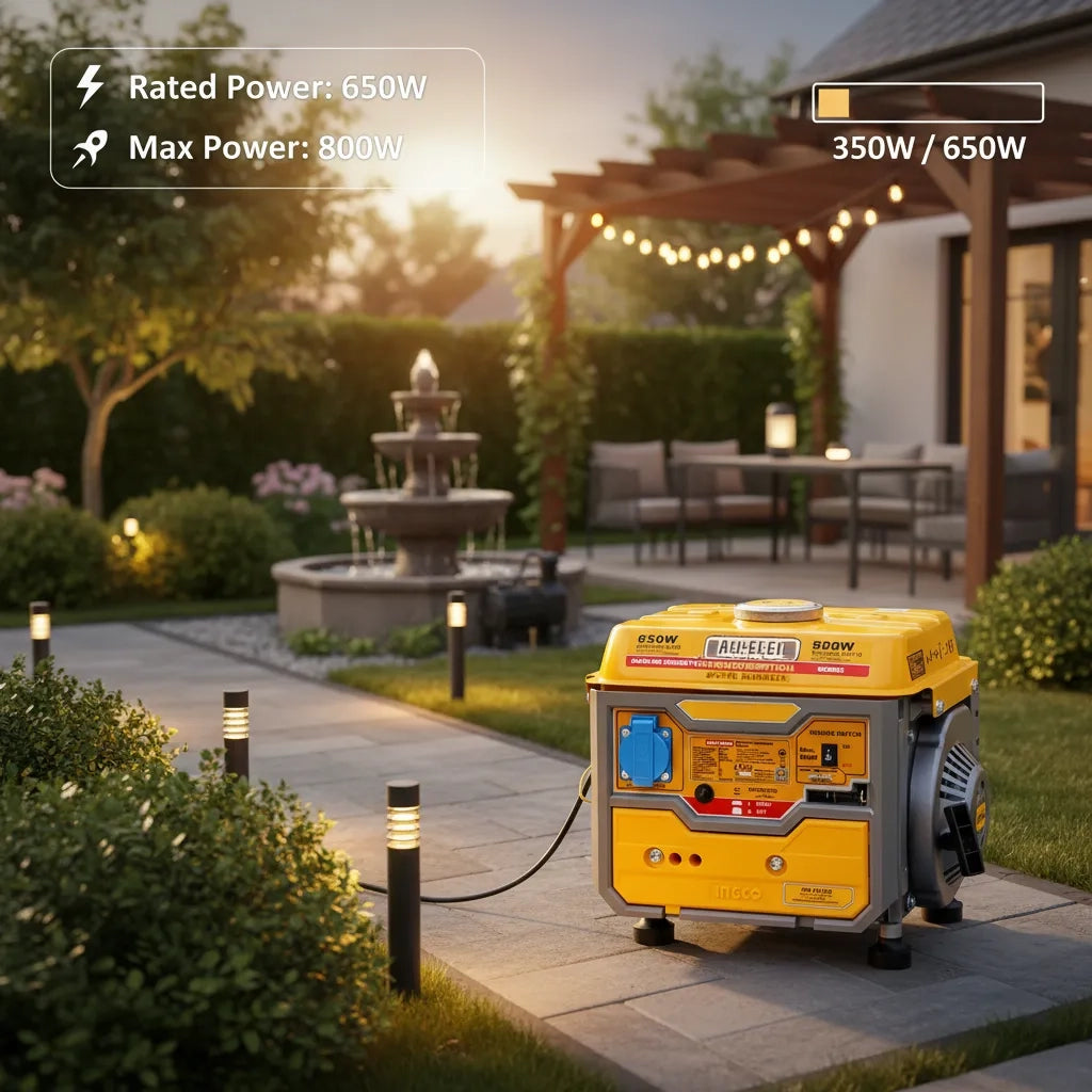 Portable Gasoline Generator 800W – Reliable Power Anytime, Anywhere